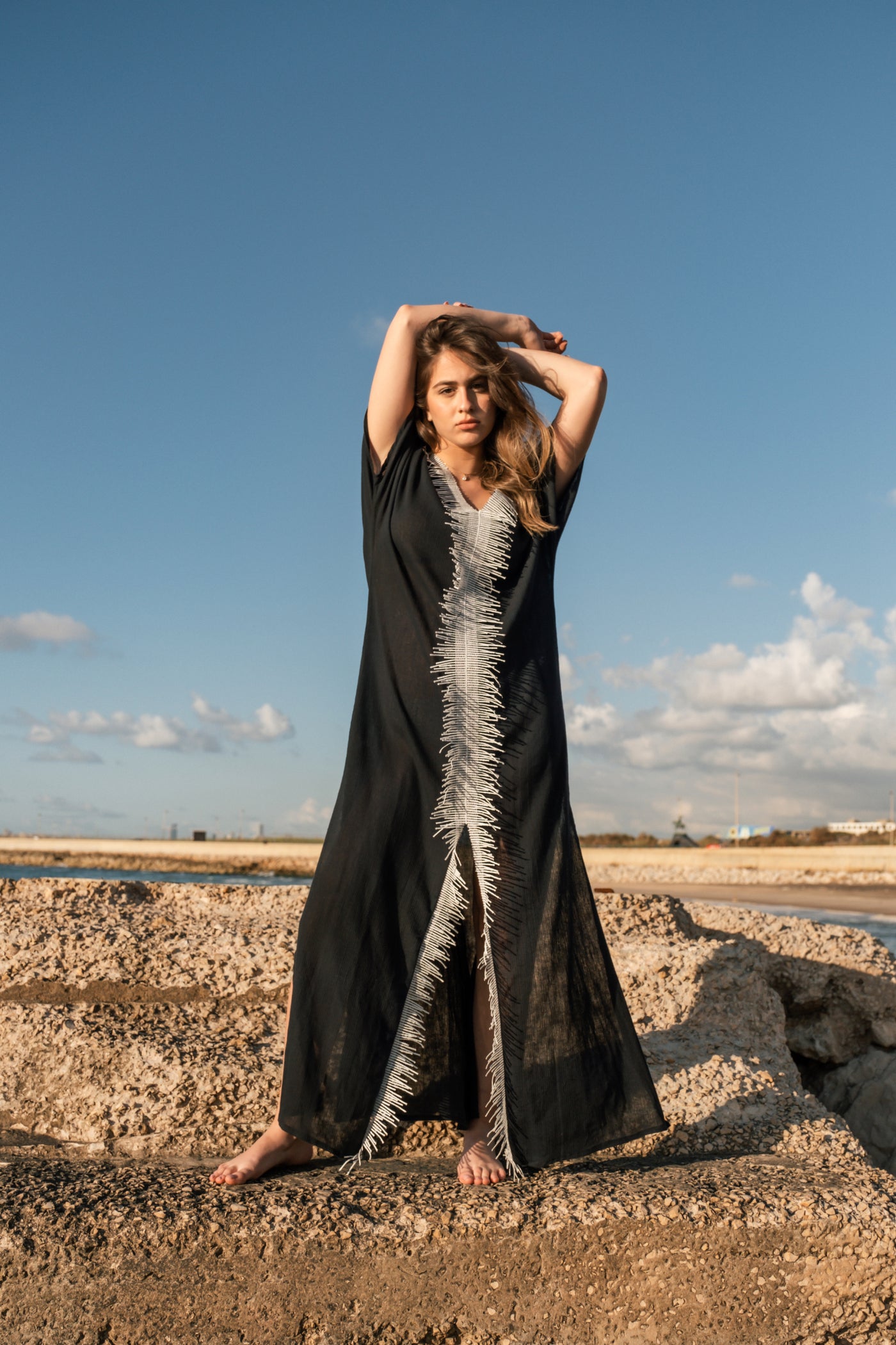 Shop The Latest Collection Of Myran Shauna Abaya - Black In Lebanon