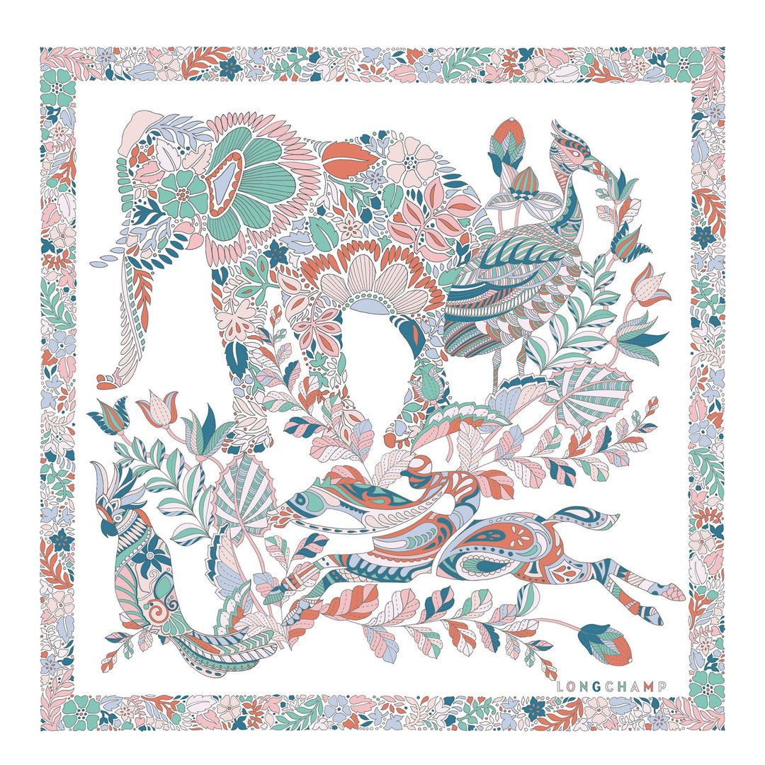 Forêt Longchamp Silk scarf 50 - 50561GSO