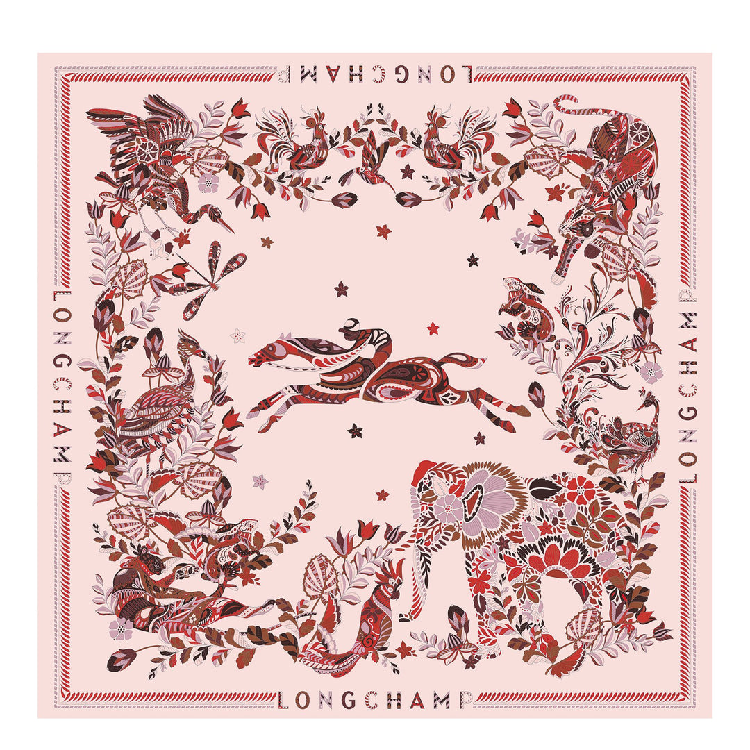 Forêt Longchamp Silk scarf 90 - 50647GSO