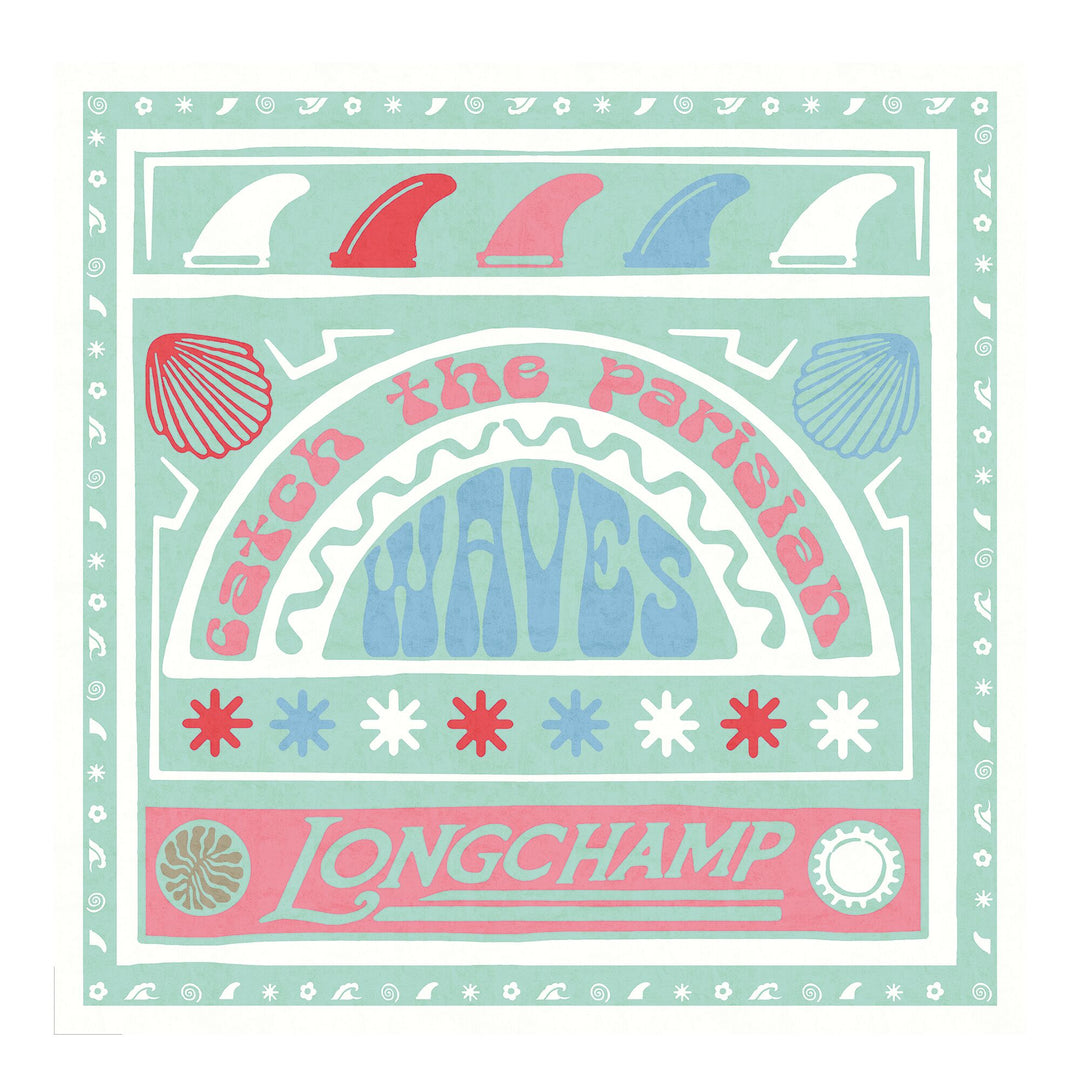 Catch The Parisian Wave Silk scarf 50 - 50670GSO
