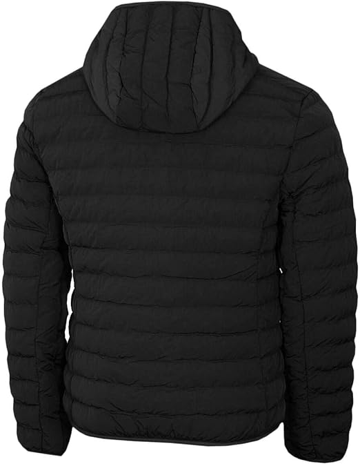 Men's Lightweight Foldable Hooded Water-Resistant Puffer Coat