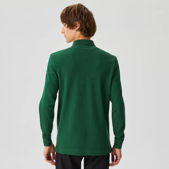 Smart Paris long sleeve stretch cotton Polo Shirt - PH2481