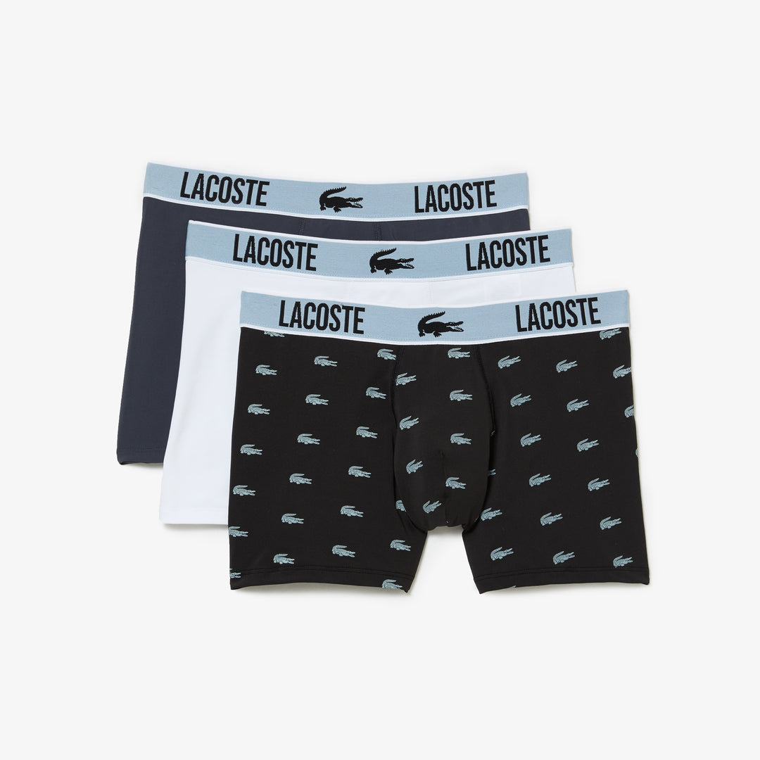 Men's Lacoste Recycled Polyester Jersey Trunk Three-Pack - 5H9972