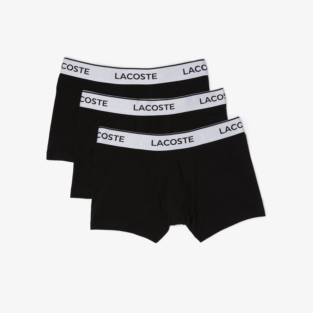 Men's Lacoste Contrast Waistband Trunk Three-Pack - 5H8385