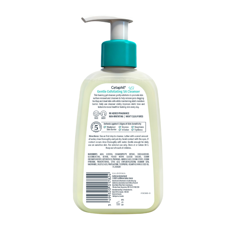Cetaphil Gentle Exfoliating Sa Cleanser 236Ml