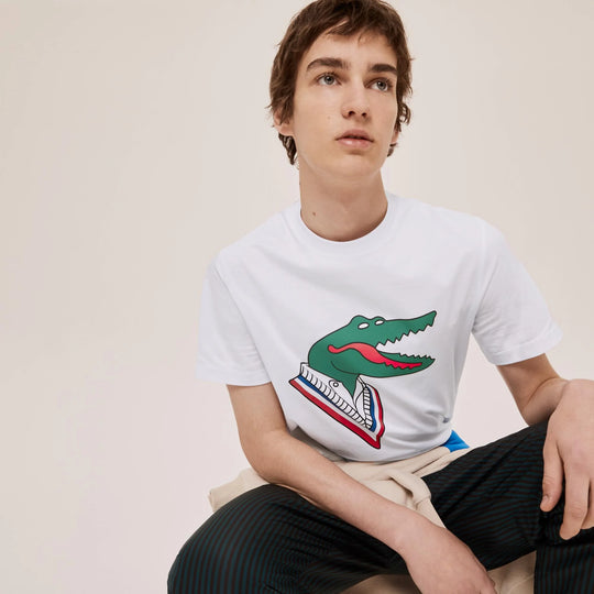 Men's Lacoste Print Loose Fit T-Shirt