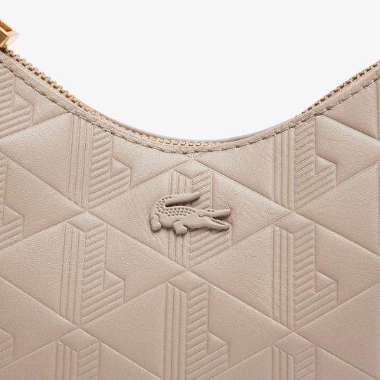 Maheki Embossed Leather Half Moon Purse-NF4710MH