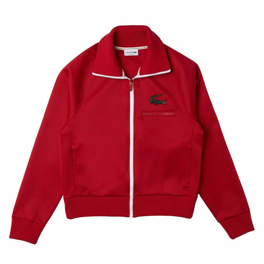 Men's Crocodile Stand-Up Collar Zippered Jacket