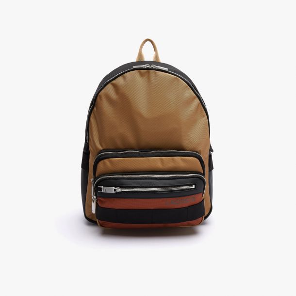 Men’s L On The Go Multiple Pockets Canvas Backpack