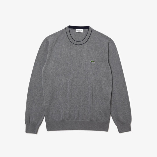Men’s Crew Neck Striped Organic Cotton Sweater