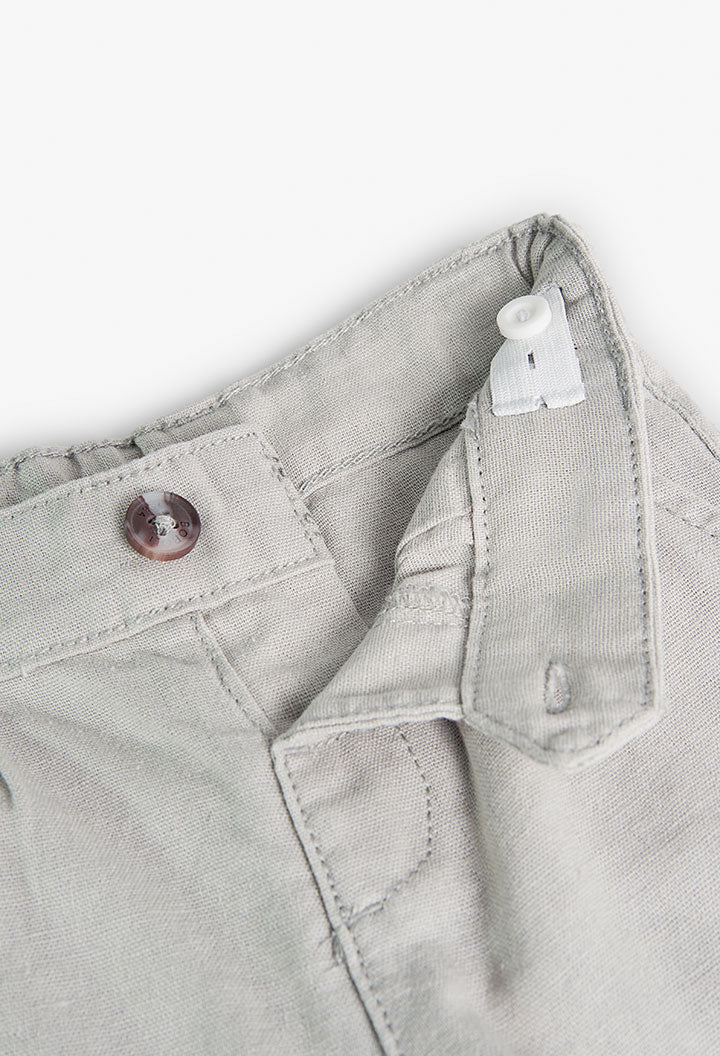 Buy Linen bermuda shorts for baby boy -BCI - 718073 Online Lebanon, Online Shopping Lebanon