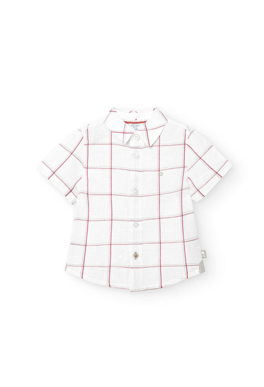 Buy Shirt linen check for baby -BCI - 718107 Online Lebanon, Online Shopping Lebanon