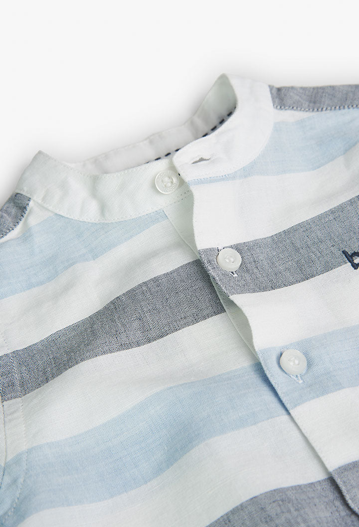 Buy Shirt linen striped for baby -BCI - 718321 Online Lebanon, Online Shopping Lebanon