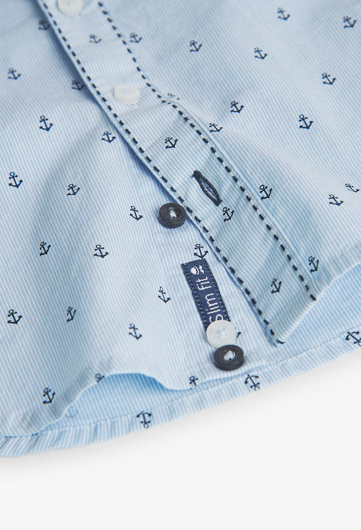 Buy Poplin shirt printed for baby -BCI - 718354 Online Lebanon, Online Shopping Lebanon