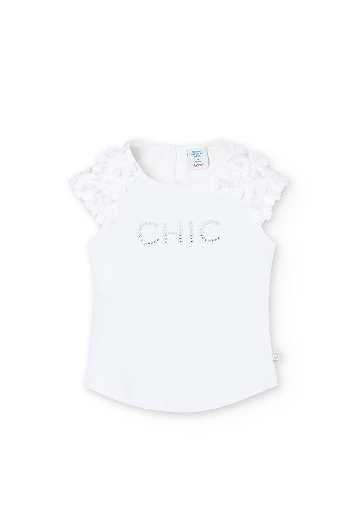 Buy Stretch knit t-Shirt for girl -BCI - 728197 Online Lebanon, Online Shopping Lebanon