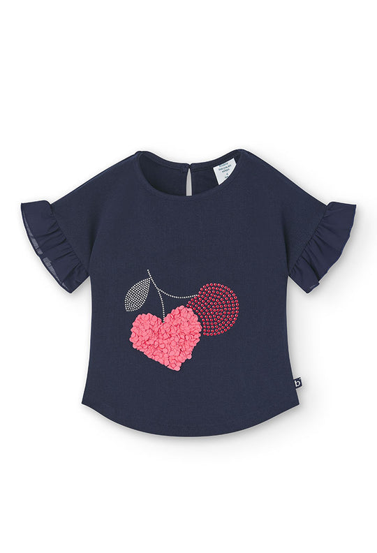 Buy Stretch knit t-Shirt for girl -BCI - 728276 Online Lebanon, Online Shopping Lebanon