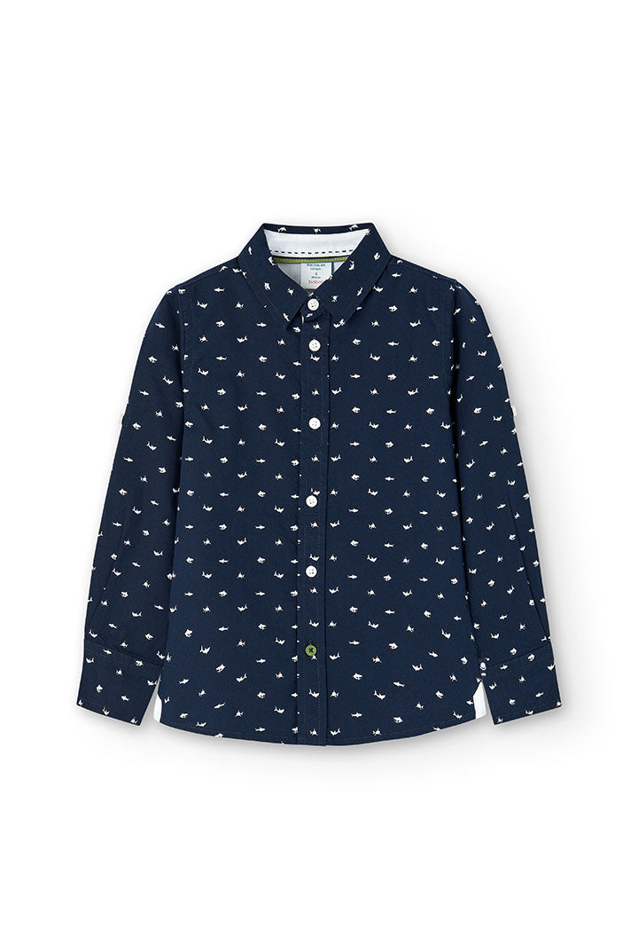 Buy Poplin shirt printed for boy -BCI - 738019 Online Lebanon, Online Shopping Lebanon
