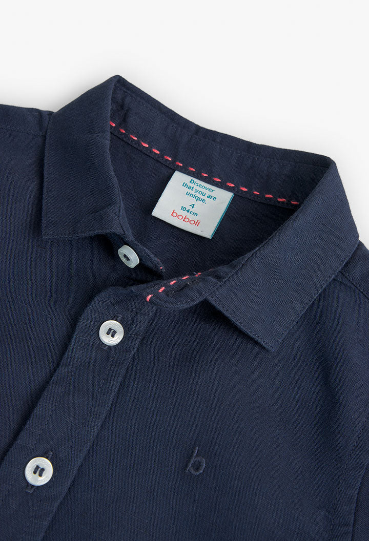 Buy Linen shirt long sleeves for boy -BCI - 738031 Online Lebanon, Online Shopping Lebanon