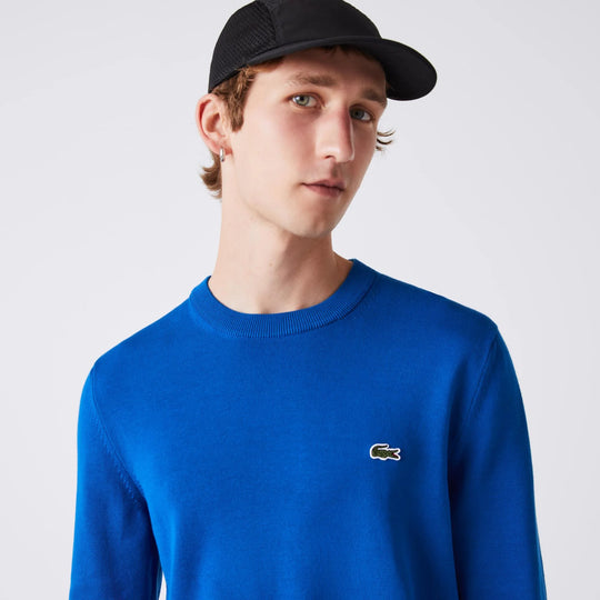 Monochrome Crew Neck Cotton Sweater - AH1985