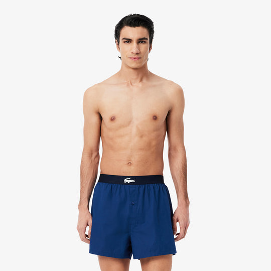 Pack Plain and Print Cotton Boxers - 7H2387