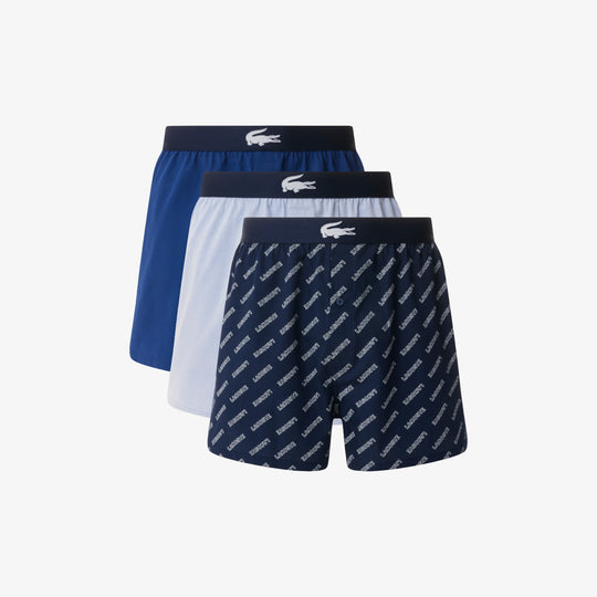 Pack Plain and Print Cotton Boxers - 7H2387
