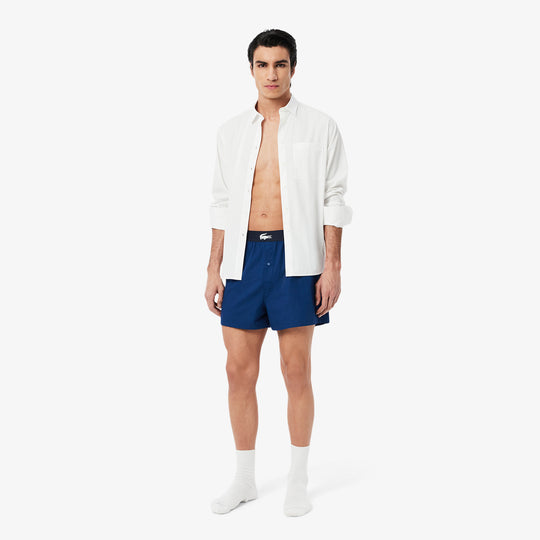 Pack Plain and Print Cotton Boxers - 7H2387