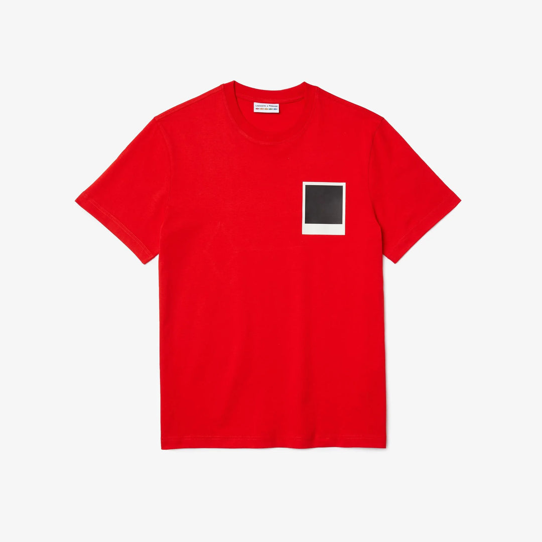 Men's Polaroid Collaboration Breathable Thermosensitive Badge T-Shirt - TH2093