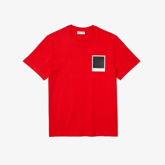 Men's Polaroid Collaboration Breathable Thermosensitive Badge T-Shirt - TH2093
