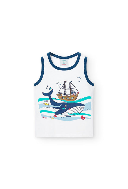 Buy Knit t-Shirt suspenders for baby -BCI - 818007 Online Lebanon, Online Shopping Lebanon