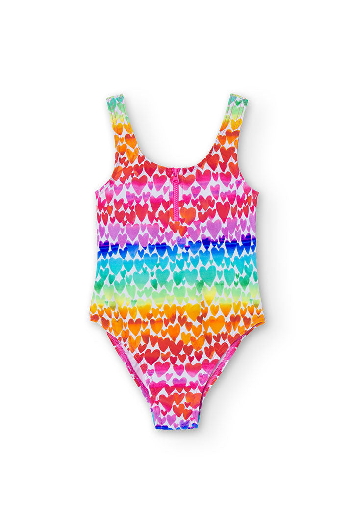 Buy Swimsuit hearts for girl - 828097 Online Lebanon, Online Shopping Lebanon