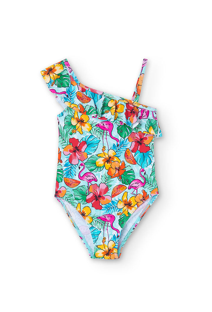 Buy Swimsuit with ruffles for girl - 828301 Online Lebanon, Online Shopping Lebanon