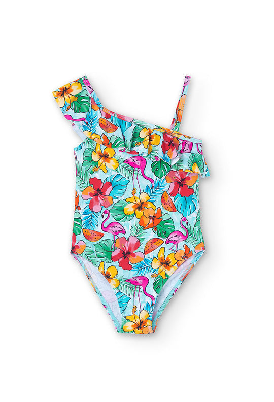 Buy Swimsuit with ruffles for girl - 828301 Online Lebanon, Online Shopping Lebanon