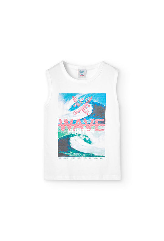 Buy Knit t-Shirt sleevless for boy -BCI - 838278 Online Lebanon, Online Shopping Lebanon