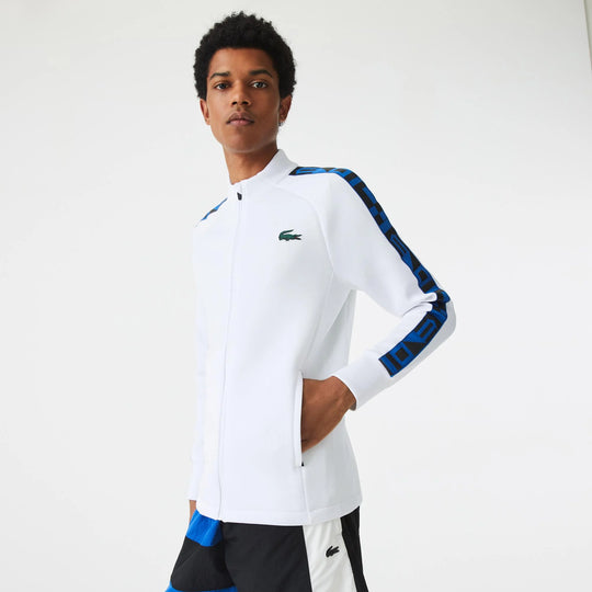 Men's Lacoste SPORT Printed Zip Tennis Sweatshirt