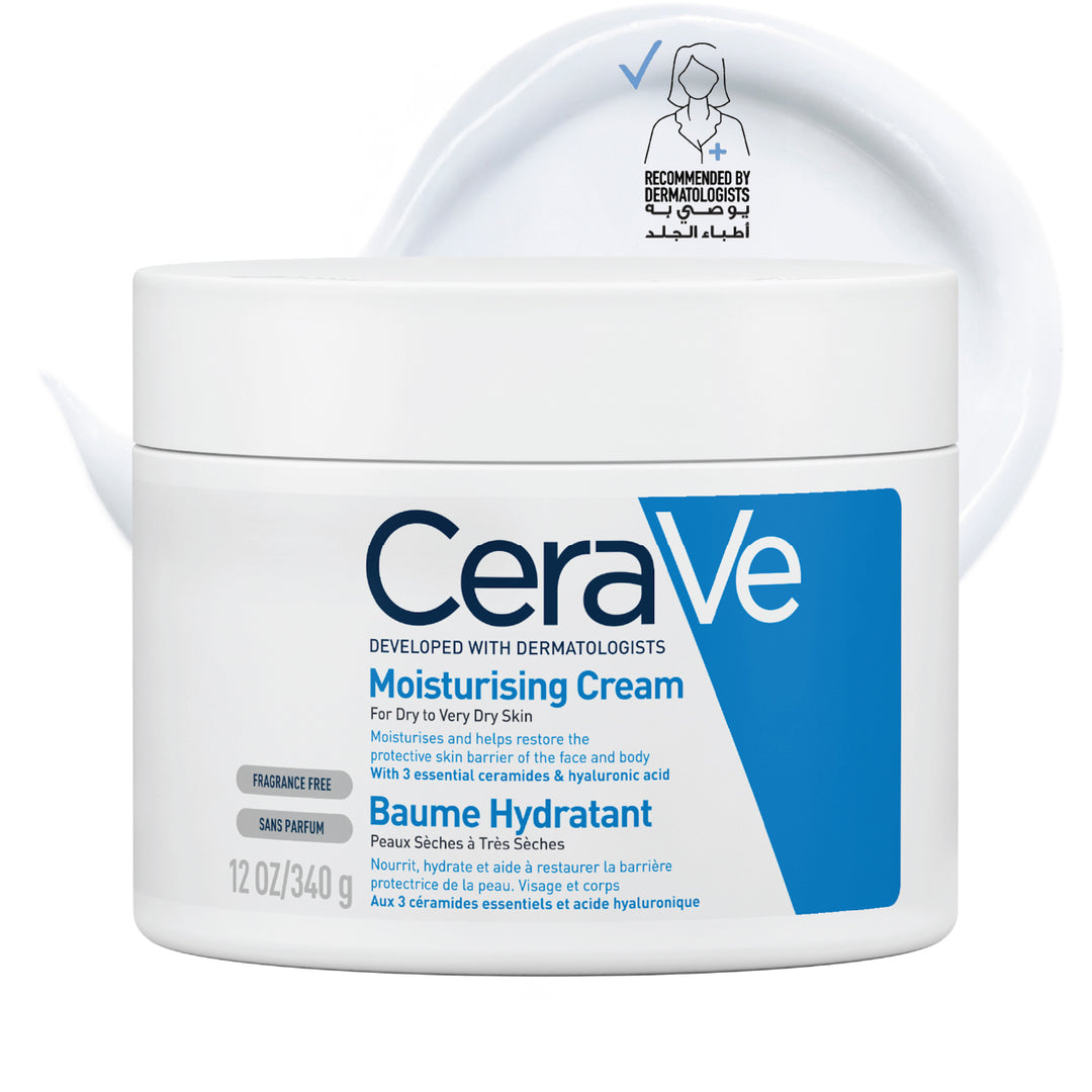 CeraVe Moisturising Cream for Dry to Very Dry Skin 3 Essential Ceramides 340g