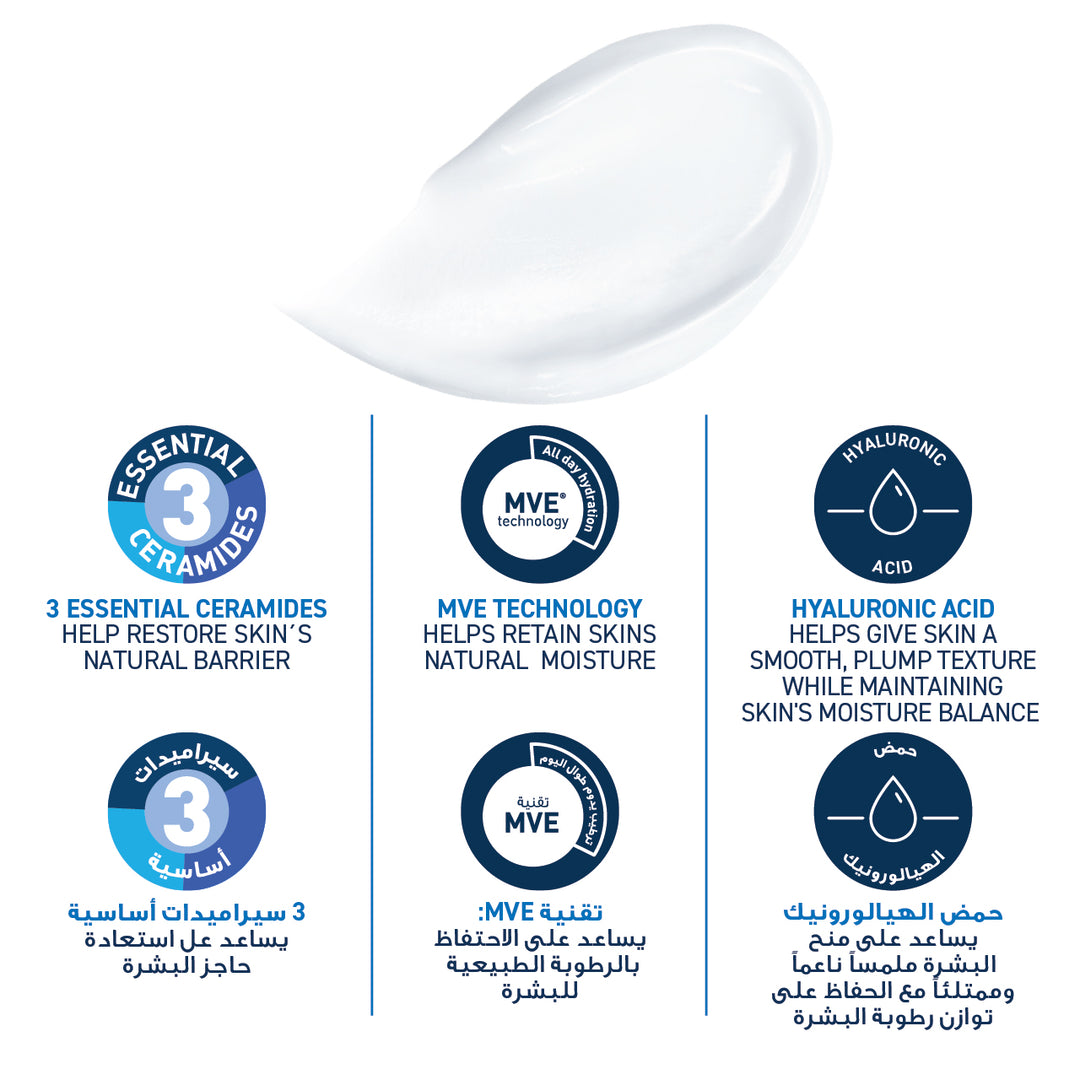 CeraVe Moisturising Cream for Dry to Very Dry Skin 3 Essential Ceramides 340g