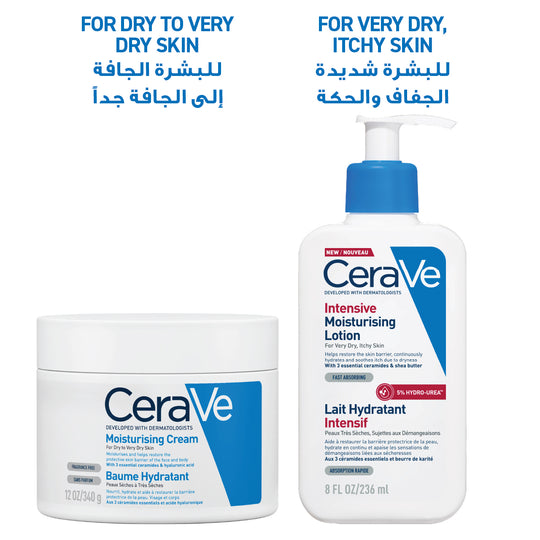 CeraVe Moisturising Cream for Dry to Very Dry Skin 3 Essential Ceramides 340g