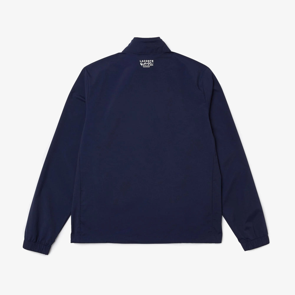 Men’s Lacoste SPORT Contrast Accents Light Zip Golf Windbreaker