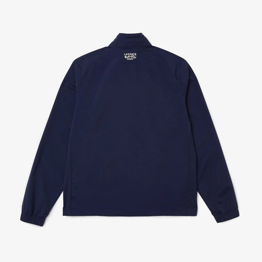 Men’s Lacoste SPORT Contrast Accents Light Zip Golf Windbreaker