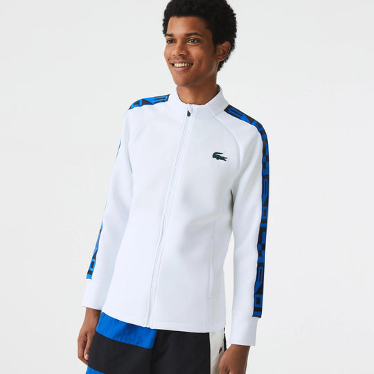 Men's Lacoste SPORT Printed Zip Tennis Sweatshirt