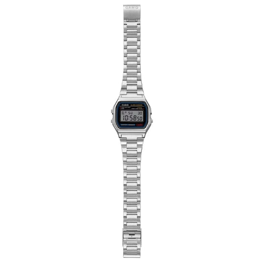 Casio Vintage Digital Unisex Metal Watch A158WA-1DF