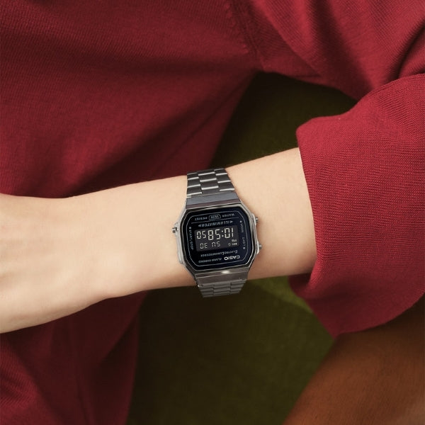 Casio Vintage Digital Unisex Metal Watch A168WGG-1BDF