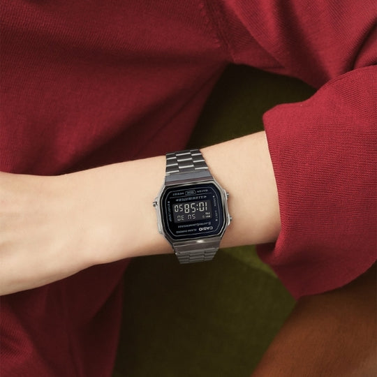 Casio Vintage Digital Unisex Metal Watch A168WGG-1BDF