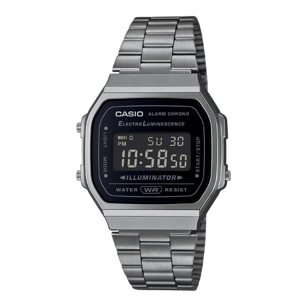 Casio Vintage Digital Unisex Metal Watch A168WGG-1BDF