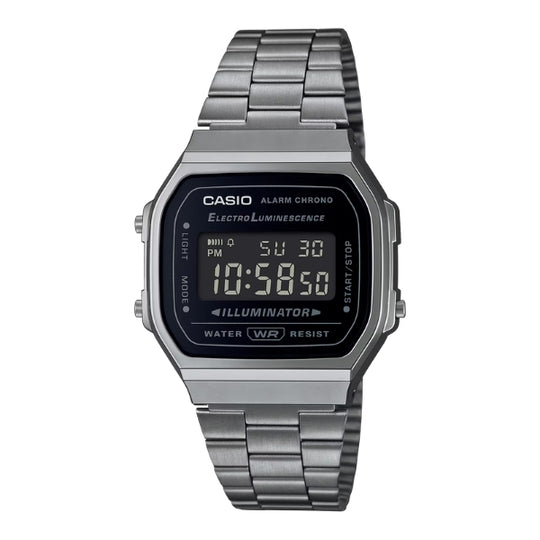 Casio Vintage Digital Unisex Metal Watch A168WGG-1BDF