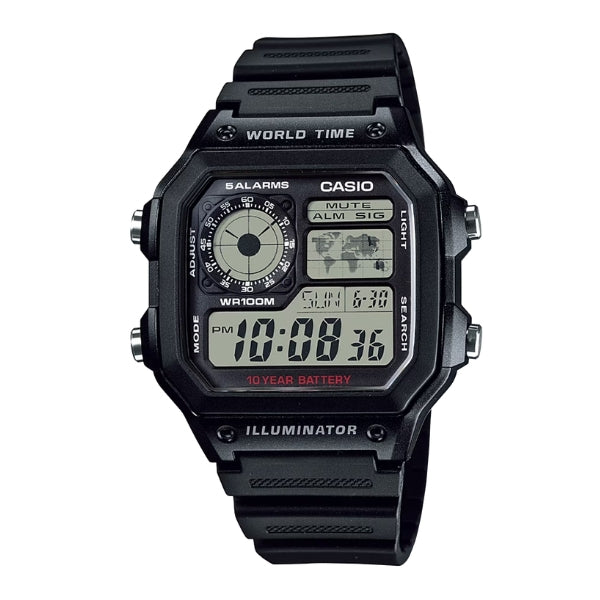 Casio Digital Men Watch AE-1200WH-1AVDF
