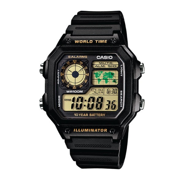Casio Digital Men Watch AE-1200WH-1BVDF