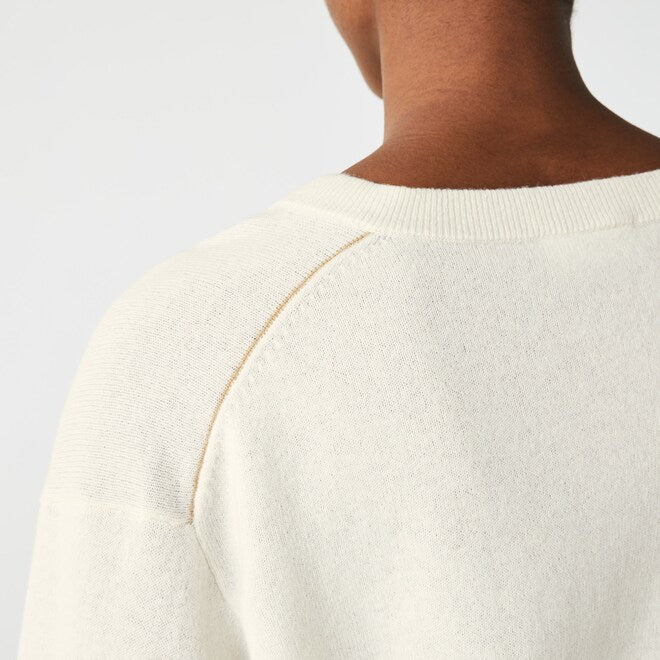Women's V-neck Wool Sweater