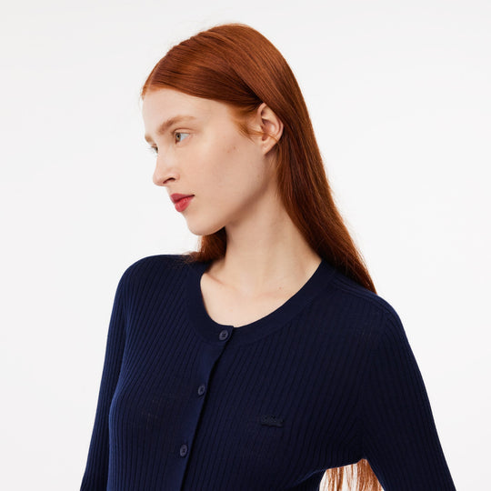 Merino Wool 3D Knit Cardigan - AF2560