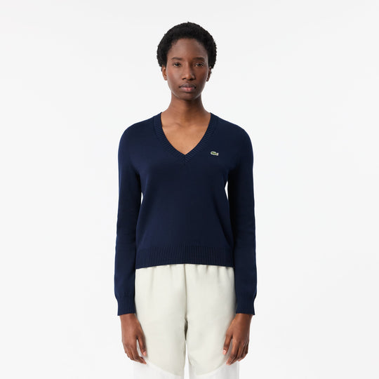 Cotton V Neck Sweater - AF3324 - MYHOLDAL LEBANON
